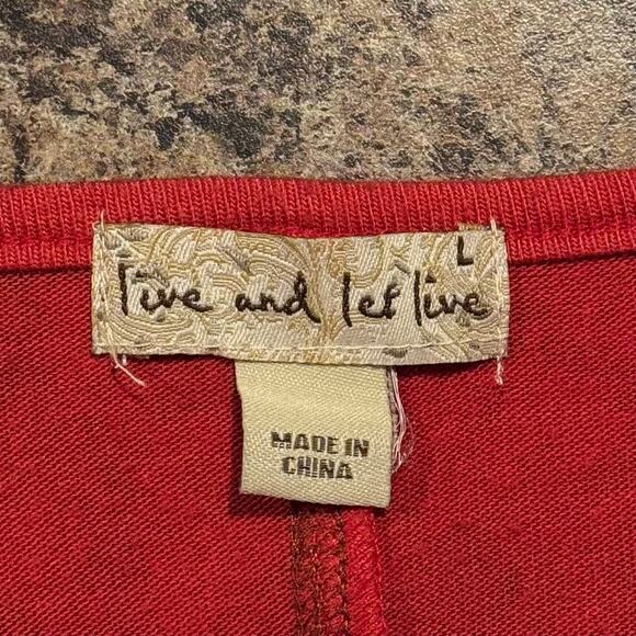 Tunic Sweater Velvet Whimsigoth Boho Romantic Goth Festival Red Black Size Large - Picture 3 of 7